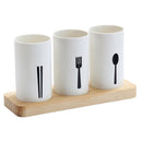 Kitchen Cutlery Utensil Holder Caddy Flatware Spoon Organizer Storage