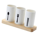 Kitchen Cutlery Utensil Holder Caddy Flatware Spoon Organizer Storage