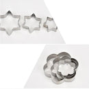 1 Set 12pcs Stainless Steel Cookie Cutter Cookie Molds for Baking Pastry