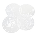4 Pcs Variety Cake Cupcake Template Stencil Mold Birthday Spiral Decoration