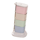4-Tier Plastic Revolving Spice Rack Jars Kitchen Seasoning Storage Organizer