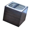 Stainless Coffee Knock Box Bin for Barista Espresso Grinds Tamper Waste