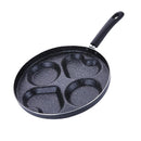 4 in 1 Egg Pancake Multi Sectional Frying Pan 4 Dimples hole frypan 28cm