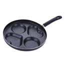 4 in 1 Egg Pancake Multi Sectional Frying Pan 4 Dimples hole frypan 28cm