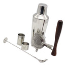6 pcs Stainless Steel Cocktail Tools Mixer Drinks Shaker Bartending Set Bar