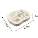 Silicone Fondant Mould Cake Border Decor Sugar Icing Paste Mold Shell Shape (10x7.5x1.7cm)