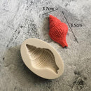 Conch Shells Chocolate Cake Candy Ice Cube Cookie Silicone Mold Decorating