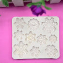 Christmas Mould Snowflake Cake Baking Molds Cupcake Chocolate Fondant Kids, BPA Free , Dishwasher, Oven, Freezer Safe