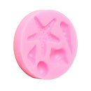 3D Chocolate Cake Mold Conch Starfish Mould Silicone Baking Tool Sugar Craft