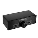 A967 Stereo Amplifier Passive Active Speaker Dual Channel Audio Volume Controller,Black with 3 Button