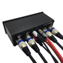 A967 Stereo Amplifier Passive Active Speaker Dual Channel Audio Volume Controller,Black with 3 Button