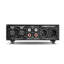 A967 Stereo Amplifier Passive Active Speaker Dual Channel Audio Volume Controller,Black with 3 Button