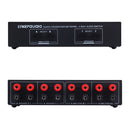 Passive Two In Two Out Audio Switcher Splitter Comparator Stereo Speaker Audio Audio Switch Compatible with all Types of Power Amplifiers and Speakers