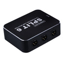 Audio Case 3-Pin Xlr Mic Input Signal Splitter 6 Outputs XLR Cable to connect a plurality of Active Speakers