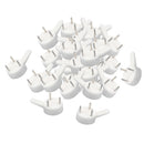 Pack of 100 Hard Wall Picture Frame Mirror Hanging Hook Hanger Fastener