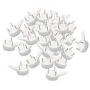 Pack of 100 Hard Wall Picture Frame Mirror Hanging Hook Hanger Fastener