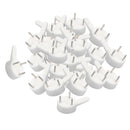 Pack of 100 Hard Wall Picture Frame Mirror Hanging Hook Hanger Fastener