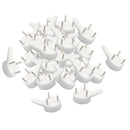 Pack of 100 Hard Wall Picture Frame Mirror Hanging Hook Hanger Fastener