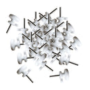 50 Pieces Multi Purpose Non-Trace Invisible Wall Mounted Nails Painting Wedding Photo Hanger Hooks