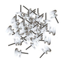 50 Pieces Multi Purpose Non-Trace Invisible Wall Mounted Nails Painting Wedding Photo Hanger Hooks