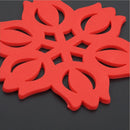 Silicone Flower Potholder Coaster Cup Holder Placemat Glass Cushion Non-slip,Tabletop Protection For Any Table Type