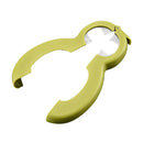 Double Size Multifunctional Stainless Steel Bottle Opener Can Opener,Twister Grip Lid Seal Remover Lid Twist Off