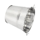 Stainless Steel Fries Basket Chips Bucket Serving Dishes Snack Bucket Silver