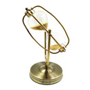 Metal Rotating Hourglass Sand Timer, 15-Minutes for Game, Cooking, Excercise