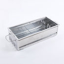 Outdoor Portable Grill BBQ Foldable Charcoal Camping Barbecue 48x23x42cm