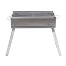 Outdoor Portable Grill BBQ Foldable Charcoal Camping Barbecue 48x23x42cm