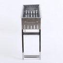 Outdoor Portable Grill BBQ Foldable Charcoal Camping Barbecue 48x23x42cm
