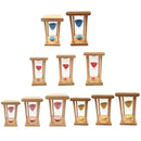 20 min Sand Clock Hourglass Wooden Timer Kitchen Yoga Kid Blue,Desk Coffee Table Christmas Birthday Present