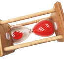 Hourglass Sandglass Sand Clock Timers Kitchen Cooking Timer 20 Minutes,Red