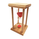Hourglass Sandglass Sand Clock Timers Kitchen Cooking Timer 20 Minutes,Red