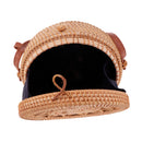 Women's Bohemia Rattan Bag Woven Round Crossbody Handbag Summer Beach Bags