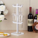 6 Cup Holder Tea Coffee Mug Tree Stand Kitchen Storage Rack Organizer Pin