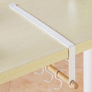 5 Hook Kitchen Under Shelf Cabinet Rack Mug Cup Holder Wardrobe Storage Hook, With 5 hooks , no punch, no need to paste
