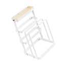 Iron Cutting Board Holder Pan Stand Pot Rest Rack Kitchen Organizer