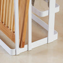 Iron Cutting Board Holder Pan Stand Pot Rest Rack Kitchen Organizer