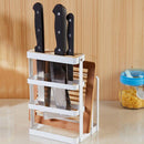 Iron Cutting Board Holder Pan Stand Pot Rest Rack Kitchen Organizer