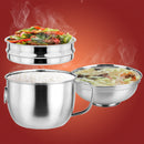 Instant Noodles Bowls Food Rice Soup Container Cup Lid Bowl Stainless Steel