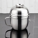 Instant Noodles Bowls Food Rice Soup Container Cup Lid Bowl Stainless Steel