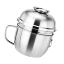 Instant Noodles Bowls Food Rice Soup Container Cup Lid Bowl Stainless Steel