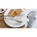 Stainless Steel Utility Kitchen Tongs Salad BBQ Meat Grill Tongs 24x5cm