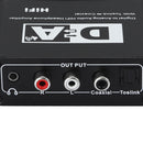 New 3.5mm Digital To Analog Audio Converter Jack RCA Coaxial Optical Cable