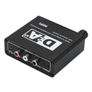New 3.5mm Digital To Analog Audio Converter Jack RCA Coaxial Optical Cable