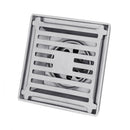 Stainless Steel Floor Drain Square Bathroom Wet Room Shower Trap for 50~75mm