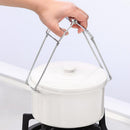 Folding Kitchen Cooking Iron Claw Clip Hook Bowl Dish Plate Gripper Clamp for Hot Kitchenware, Instant Pots Crockery Holder Clamp
