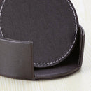PU Heat Insulation Drink Coaster Home Office Meeting Room Mugs Coaters Pads, Suitable for office table, hotel, restaurant, housewarming gift and so on