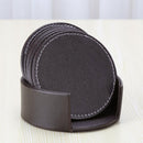 PU Heat Insulation Drink Coaster Home Office Meeting Room Mugs Coaters Pads, Suitable for office table, hotel, restaurant, housewarming gift and so on